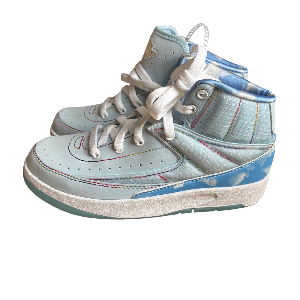 J Balvin x Air Jordan 2 Retro PS Celestine Blue 12.5C DQ7693-419 NEW No box
